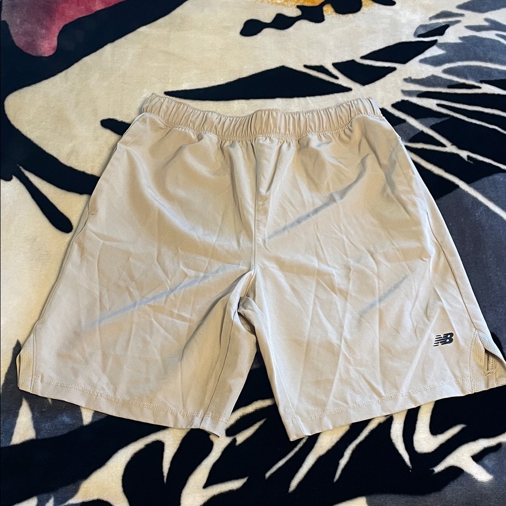 New Balance Men's Light Tan Athletic Shorts
